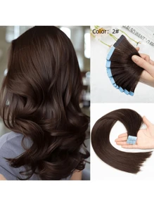 迷你胶带接发真人发直发女士 12-24 英寸隐形无缝胶带高光雷米接发 10 件 - S2 - 查看 3