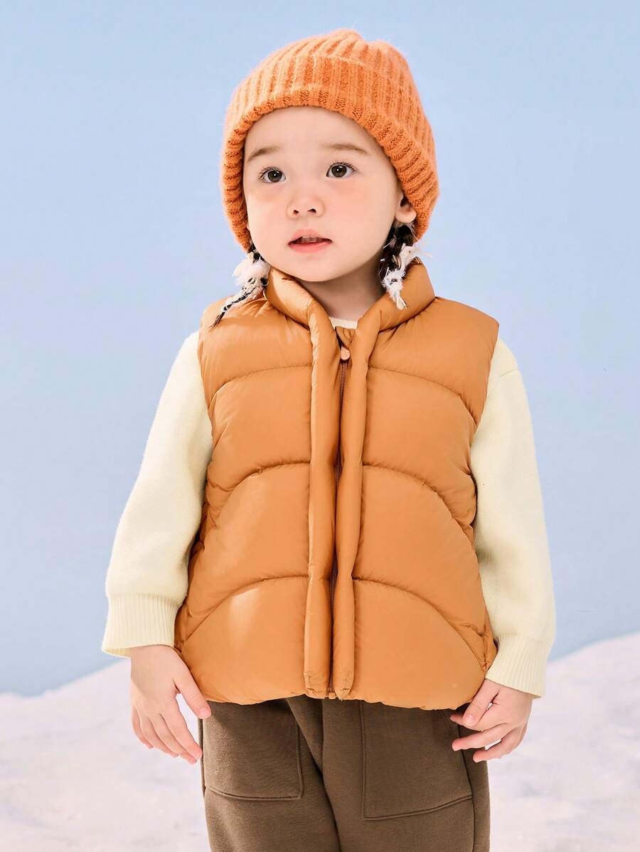 mini bala 冬季加热羽绒背心，厚实温暖，适合宝宝