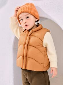 mini bala 冬季加热羽绒背心，厚实温暖，适合宝宝