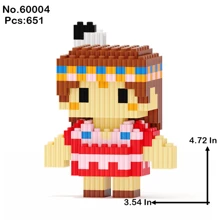 Figurita de bloques de construcción del mundo de píxeles, serie Wukong, juego creativo, regalo perfecto para cumpleaños, San Valentín, Pascua, Día de San Patricio