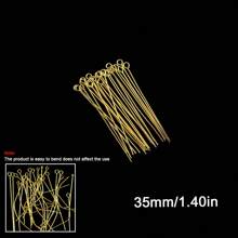 300 件/包 20-50 毫米锌合金椭圆形眼针，适用于 DIY 珠宝制作手链、项链、耳环、手工艺品配件 - DIY珠寶針 - 查看 14