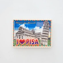1 pieza Imán para frigorífico del Coliseo Romano, imán para frigorífico de la Torre Inclinada de Pisa, imán para frigorífico de un monumento emblemático de Roma, imán para frigorífico con estilo italiano, imanes decorativos y coloridos para el refrigerador, mejor decoración de cocina