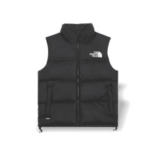 女款 1996 復古 Nuptse 背心輕盈黑色戶外羽絨背心 NF0A3XEPLE41 - 黑色 - 查看 1
