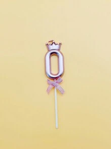 1 件金色和银色皇冠形数字生日蜡烛，可爱公主皇冠蜡烛，适用于新年派对庆祝彩色数字蜡烛、生日蜡烛、生日装饰、生日快乐、蛋糕蜡烛、房间装饰礼物毕业 - 彩色 - 查看 41