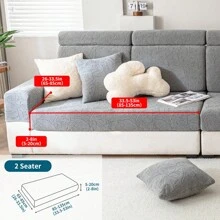 1pc Tea Leaves Jacquard Sofa Cover, All-Season Protective Slipcover, Stretchy & Machine Washable, Fits Single/Loveseat/3-4 Seater/Sectional Sofa Gifts Birthday Graduation