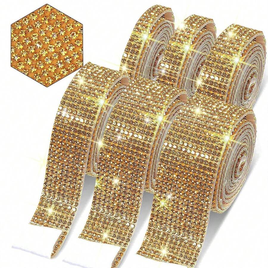 1 Pha lê Rhinestone tự dính Kim cương lấp lánh Ribbon 2mm Rhinestone DIY Nghệ thuật Thủ công Trang trí Tiệc cưới Trang trí Xe hơi và Điện thoại