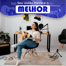 Suporte De Chão Para Violão Ibox Sgv - Dobrável - Preto - Visão 5