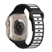 Dây đeo thể thao tương thích với dây đeo Apple Watch 44mm 45mm Ultra 2 49mm 40mm 41mm 42mm 45 44mm Vòng đeo tay bằng silicon cho Apple Watch Series 9 8 SE 7 3 - 42mm/44mm/45mm/49mm - Xem 2