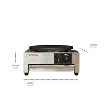 Shorbull 22 Inch Electric Industrial Crepe Maker Non-Stick Plate Temperature Control - Silver - View 3