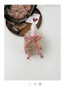 1 件原创可爱时尚耳套，冬季手工制作保暖耳套，个性化女孩毛绒耳套发带多巴胺设计，女士蓬松耳套冬季耳套可爱耳套 - 彩色 - 查看 14