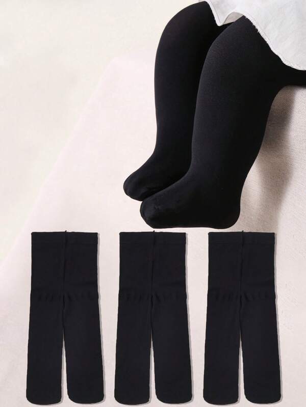 3 Pairs Baby Tights Non Slip Skid Baby Girl Tight Toddler Stocking Pants Cable Knit Infant Leggings