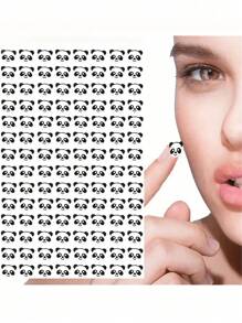 100pcs/80pcs/60pcs/40pcs/20pcs Panda Printed Acne Pimple Patch Stickers, Cartoon Colorful Cute Panda Acne Spot Stickers, Waterproof Invisible Pimple Patch, Star Stickers, Expression Stickers, Multi-Purpose, Face Decorative Stickers,Makeup,Cheap,Room Decor,Vanity,Travel,Bedroom,Makeup Accessories - Multicolor - View 5