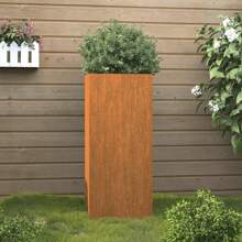 VidaXL Plant Pot 32x29x75 Cm Corten Steel