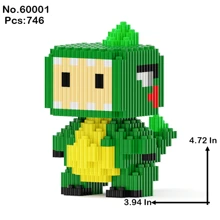 Figurita de bloques de construcción del mundo de píxeles, serie Wukong, juego creativo, regalo perfecto para cumpleaños, San Valentín, Pascua, Día de San Patricio