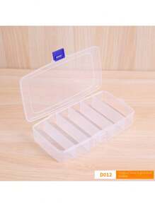 Hair Clip Storage Box (13.9 * 8.9) With 5 Compartments For Beauty, Makeup, And Hairdressing Tools. Leather Strap Clip And Grid Accessory Small Box Hair Clips Makeup Organizer