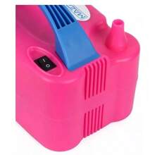 Balloon Inflator Compressor Pump Balloons 2 Nozzles Parties Pink - HỒNG - Xem 2