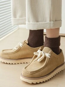 5 件装大码男士纯色深色中筒袜 - 平面设计，秋冬季保暖，简约时尚，百搭装扮 - 彩色 - 查看 10