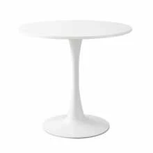 White Round Table, Modern Dining Table, Mid Century Coffee Table