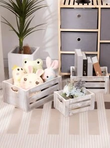 Thickened Material, Strong , 3 Sets Of Different Sizes Of Wooden Boxes, Can Achieve Multi-Functional Storage. Storage Boxes, Storage Boxes, Gift Boxes, Boxes Of Different Sizes Offer A Wide Variety Of Options Including Bedding