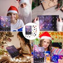 24 Gemstones Rock Collection Advent Calendar 2024, 24 Days Christmas Countdown Calendar For Kids Xmas Girls Boy Gift - Purple - View 7