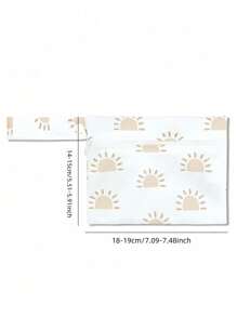 1 件拉链尿布袋，2 层婴儿车收纳袋，婴儿衣服防水旅行手提袋，尺寸可选，颜色随机 - 彩色 - 查看 11