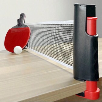 1PC Intrekbaar Tafeltennisnet Gereedschap Verstelbaar Thuis Tafeltennisnet Oefenaccessoires Voor Buiten Pingpongsporten