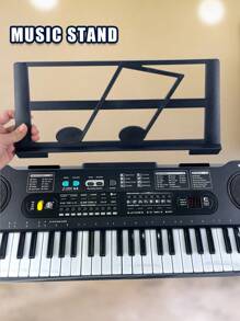61-Key Electronic Keyboard With Microphone & USB – 10 Demo Songs, 16 Instrument Sounds, 10 Rhythms, Dual Lesson Modes, Record/Playback, Volume/Tempo Control – Perfect For Kids & Beginners"
