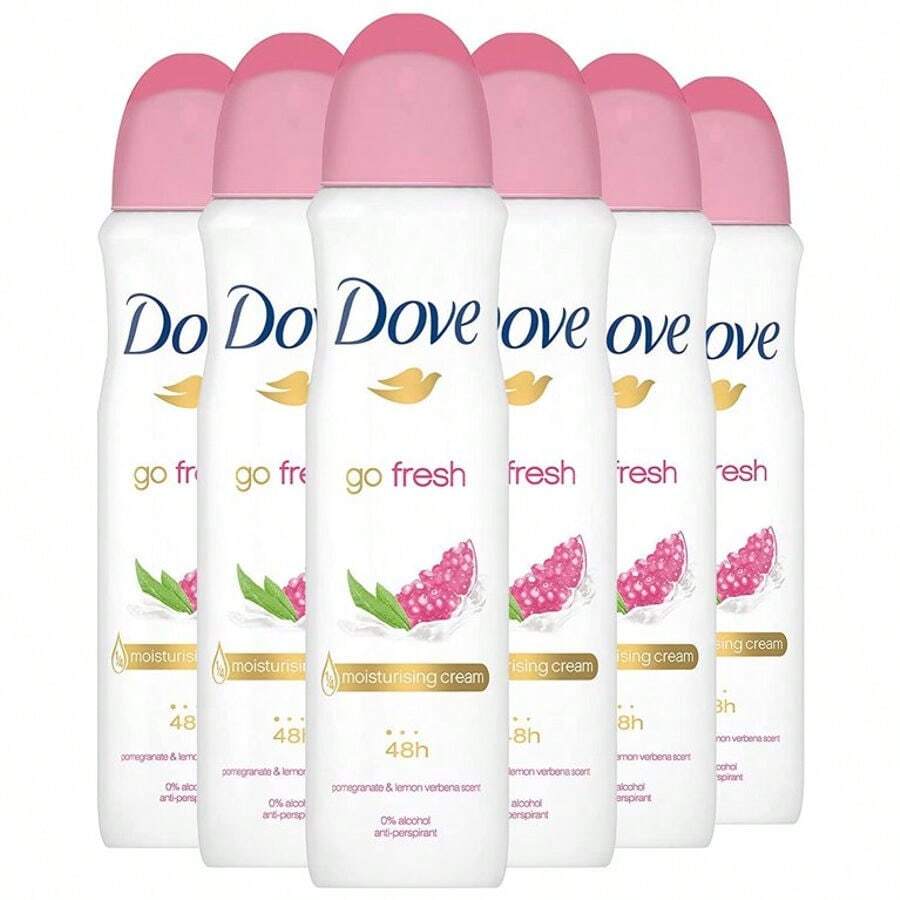 Dove Go Fresh Pomegranate & Lemon Verbena Deodorant Spray 150 Ml / 5 Oz Pack Of 6 - Nhiều màu - Xem 1