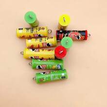 10 件 3D 薯片桶树脂饰品 - 非常适合耳环、手链和钥匙扣 DIY 珠宝 - 随机混合 - 彩色 - 查看 8