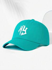 1pc Boné de beisebol NY bordado, chapéu de golfe ajustável e respirável para áreas externas, boné de sol com aba curva da moda para mulheres/homens, adequado para todas as estações - bordado - Ver 7