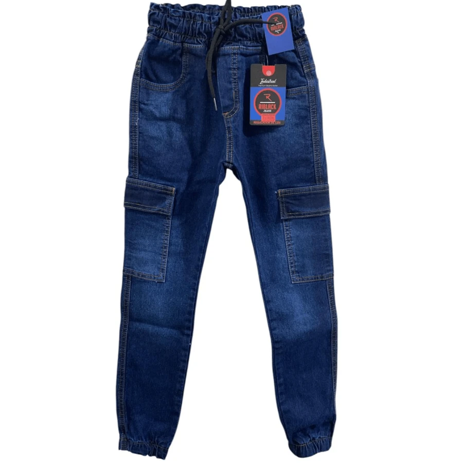 DARK CARGO JOGGER JEANS PANTS 04 A0 08 - Rửa tối - Xem 1