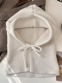 Balaclava Hat For Women, Winter Warm Knitted Headwear With Scarf, Ear Protection - Hat - View 11