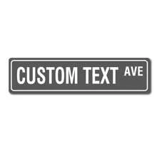 1pc Personalized Custom AVE Metal Street Sign Custom Text Novelty Road Sign Room Decoration, Aesthetic Room Decor, Bedroom Decor, Home Decoration, House Decor, Valentine's Day, Valentine's Day Decor Gifts Birthday Graduation - Multicolor - View 4