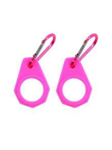 Heavy-Duty Aluminum Hook And Loop With Rubber Buckle,Diamond Silicone Buckle, Used To Secure Water Bottles - Perfect For Camping And Hiking, The Best Gift For Travel Enthusiasts - Multicolor - View 13