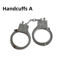 2 件警察制服角色扮演配件套装，包括警察帽子和手铐，适用于角色扮演、派对、摄影道具舞会 - 彩色 - 查看 4