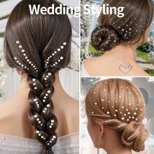 脸部宝石发珠脸部水钻用于化妆节面部珠宝发饰，4 件宝石化妆贴纸 + 钳子化妆自粘套装水钻和宝石适用于面部、头发、身体、美甲、眼睛 - 彩色 - 查看 4