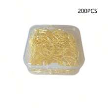 200PCS Metal Heart-Shaped Paper Clips, Label Clips, Suitable For Organizing Office Stationery And Daily Office Decoration Paper, Mother's Day Gifts And Perfect Holiday Gifts, Bookmark Supplies, Stationery, Valentine's Day, Birthdays