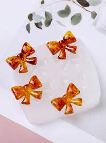 1 Khuôn silicon nơ, nến tự làm, khuôn làm sáp tan chảy và khuôn làm xà phòng - Trắng - Xem 3