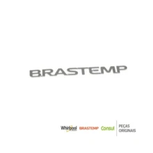 Brastemp Laminated Curved Emblem W11235568 - 銀色 - 查看 2