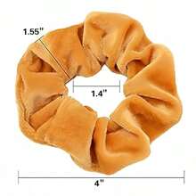 10 件装天鹅绒发带，适合女士或女孩，弹性柔软马尾辫固定发带，适合生日、派对、感恩节、圣诞节，多色 - 彩色 - 查看 7