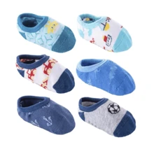 Kit 3 Pairs Of Sock Shoes For Baby Pimpolho 00-25 - Màu xanh lam - Xem 3