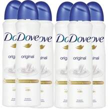 Dove Original Aerosol Deodorant 150ml Pack Of 6 - Multicolor - View 1