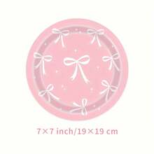 Pink Bow Party Supplies Cute Supplies Bachelorette Party Tableware Set With Pink Bow Paper Plates Napkins Cups For Engagement Birthday Shower Wedding