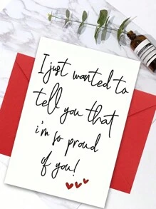 1PC Thiệp chúc mừng sinh nhật tự hào Thiệp chúc phúc dễ thương Thích hợp để gửi cho gia đình, đối tác, bạn bè, đồng nghiệp, một tấm thiệp chúc phúc chân thành - Nhiều màu - Xem 3