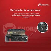 Máquina para 25 Mini Hotcakes Eléctrica Shorbull - Gris - Ver 3
