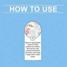 Laundry Detergent Laundry Oil Stain Remover Yellow Detergent Mild Detergent Laundry Cleaning Spray - Multicolor - View 5