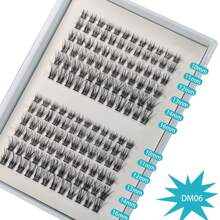 320pcs DIY Eyelash Extension Kit, Includes Eyelash Glue, Sealant, Individual Lash Clusters, Natural & Delicate Lashes, Eyelash Remover, Eyelash Tweezers, False Eyelashes, Eyelash Cluster Set