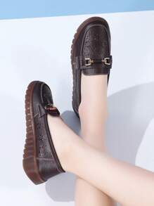 Women's Flat Slip-On Casual Solid Color House Slippers