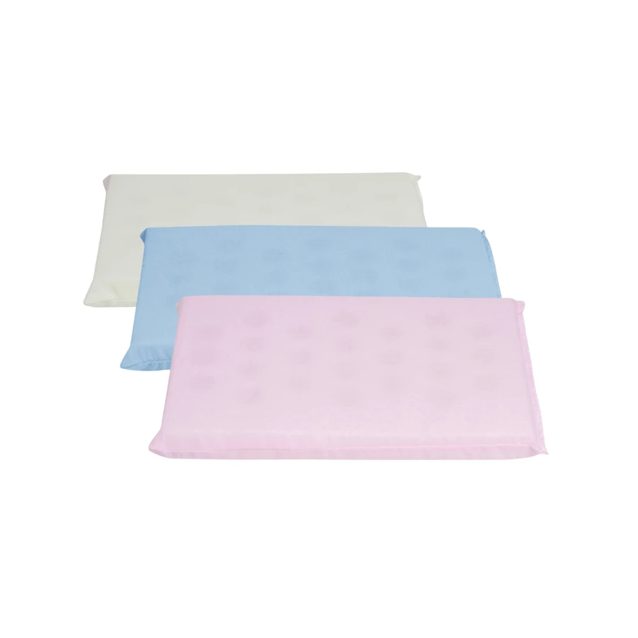 Anti-Suffocation Pillow With Polyurethane Foam And Holes For Baby Plain 29 Cm X 19 Cm 3 Cm 100% Cotton Papi - 淺粉色 - 查看 1