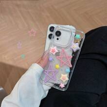 1 Ốp điện thoại chống sốc họa tiết hoa 3D đính đá Rhinestone có lỗ camera lớn, ốp điện thoại trang trí dễ thương tương thích với iPhone 11/11 Pro Max/14/15/12/13 - Nhiều màu - Xem 8